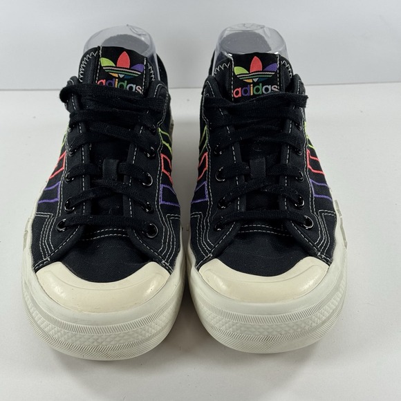 Adidas "Be One Together" Nizza x Pride Shoes Sneakers Multicolor  Men's Size 9 - Picture 3 of 10